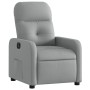Sillón reclinable eléctrico tela gris claro de , Sillones - Ref: Foro24-3206777, Precio: 226,90 €, Descuento: %