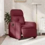 Sillón reclinable eléctrico tela rojo tinto de , Sillones - Ref: Foro24-3206780, Precio: 239,22 €, Descuento: %