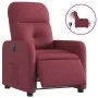 Sillón reclinable eléctrico tela rojo tinto de , Sillones - Ref: Foro24-3206780, Precio: 239,22 €, Descuento: %