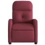 Sillón reclinable eléctrico tela rojo tinto de , Sillones - Ref: Foro24-3206780, Precio: 239,22 €, Descuento: %