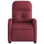 Sillón reclinable eléctrico tela rojo tinto de , Sillones - Ref: Foro24-3206780, Precio: 231,22 €, Descuento: %