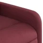 Sillón reclinable eléctrico tela rojo tinto de , Sillones - Ref: Foro24-3206780, Precio: 239,22 €, Descuento: %