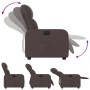 Elektrischer Liegesessel aus dunkelbraunem Stoff von , Sessel - Ref: Foro24-3206782, Preis: 230,96 €, Rabatt: %