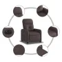 Dark Brown Fabric Electric Recliner by , Armchairs - Ref: Foro24-3206782, Price: 238,96 €, Discount: %