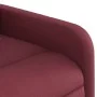 Sillón de masaje reclinable eléctrico tela rojo tinto de , Sillones - Ref: Foro24-3206789, Precio: 255,85 €, Descuento: %