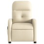 Cream fabric electric massage recliner by , Armchairs - Ref: Foro24-3206794, Price: 251,26 €, Discount: %