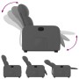 Hebbarer Liegesessel aus dunkelgrauem Stoff von , Sessel - Ref: Foro24-3206796, Preis: 250,65 €, Rabatt: %