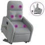 Light Gray Fabric Foot Recliner Massage Chair by , Armchairs - Ref: Foro24-3206804, Price: 283,83 €, Discount: %