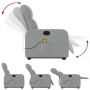 Hellgrauer Fuß-Massagesessel aus Stoff von , Sessel - Ref: Foro24-3206804, Preis: 265,61 €, Rabatt: %