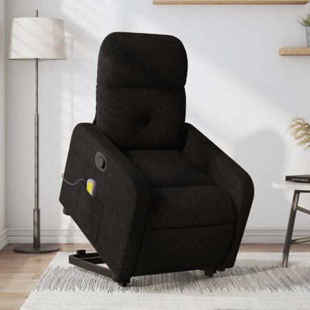 Anhebbarer Massagesessel aus schwarzem Stoff von , Sessel - Ref: Foro24-3206806, Preis: 283,45 €, Rabatt: %