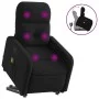 Sillón reclinable de masaje elevable tela negro de , Sillones - Ref: Foro24-3206806, Precio: 303,76 €, Descuento: %