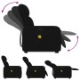 Anhebbarer Massagesessel aus schwarzem Stoff von , Sessel - Ref: Foro24-3206806, Preis: 283,45 €, Rabatt: %