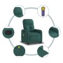 Liegender Fußmassagesessel aus dunkelgrünem Stoff von , Sessel - Ref: Foro24-3206810, Preis: 268,68 €, Rabatt: %