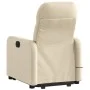 Silla de masaje reclinable de pie de tela color crema de , Sillones - Ref: Foro24-3206812, Precio: 288,56 €, Descuento: %