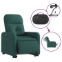 Sillón eléctrico reclinable elevable de tela verde oscuro de , Sillones - Ref: Foro24-3206819, Precio: 298,14 €, Descuento: %