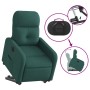 Sillón eléctrico reclinable elevable de tela verde oscuro de , Sillones - Ref: Foro24-3206819, Precio: 298,14 €, Descuento: %