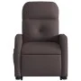 Sillón masaje eléctrico reclinable elevable tela marrón oscuro de , Sillones - Ref: Foro24-3206827, Precio: 322,91 €, Descuen...