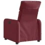 Sillón de masaje reclinable eléctrico tela rojo tinto de , Sillones - Ref: Foro24-3206693, Precio: 271,12 €, Descuento: %