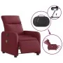 Sillón de masaje reclinable eléctrico tela rojo tinto de , Sillones - Ref: Foro24-3206693, Precio: 271,12 €, Descuento: %
