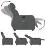 Sillón reclinable de masaje eléctrico tela gris oscuro de , Sillones - Ref: Foro24-3206691, Precio: 267,42 €, Descuento: %