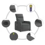 Elektrischer Massagesessel aus dunkelgrauem Stoff von , Sessel - Ref: Foro24-3206691, Preis: 267,42 €, Rabatt: %