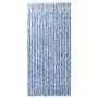Mosquito net curtain chenille blue, white, and silver 100x220 cm by vidaXL, Mosquito nets for windows - Ref: Foro24-284275, P...