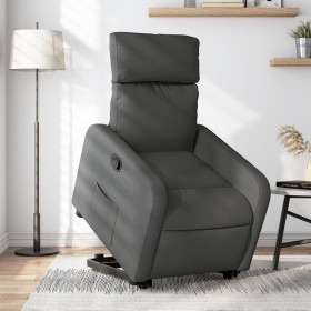 Sillón reclinable elevable de tela gris oscuro de , Sillones - Ref: Foro24-3206700, Precio: 245,78 €, Descuento: %