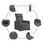 Liegender Fußmassagesessel aus dunkelgrauem Stoff von , Sessel - Ref: Foro24-3206709, Preis: 302,78 €, Rabatt: %