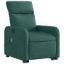 Silla de masaje reclinable de pie de tela verde oscura de , Sillones - Ref: Foro24-3206714, Precio: 291,33 €, Descuento: %