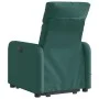 Silla de masaje reclinable de pie de tela verde oscura de , Sillones - Ref: Foro24-3206714, Precio: 291,33 €, Descuento: %