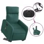 Silla de masaje reclinable de pie de tela verde oscura de , Sillones - Ref: Foro24-3206714, Precio: 291,33 €, Descuento: %