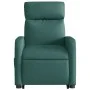 Silla de masaje reclinable de pie de tela verde oscura de , Sillones - Ref: Foro24-3206714, Precio: 291,33 €, Descuento: %