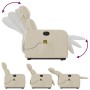 Liegender Fußmassagesessel aus cremefarbenem Stoff von , Sessel - Ref: Foro24-3206716, Preis: 287,19 €, Rabatt: %