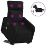 Anhebbarer elektrischer Massagesessel aus schwarzem Stoff von , Sessel - Ref: Foro24-3206728, Preis: 339,42 €, Rabatt: %