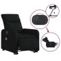 Anhebbarer elektrischer Massagesessel aus schwarzem Stoff von , Sessel - Ref: Foro24-3206728, Preis: 339,42 €, Rabatt: %