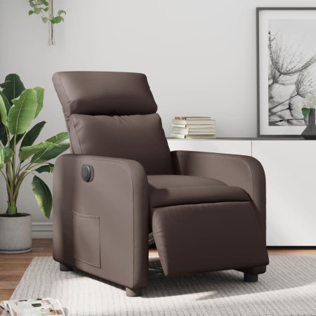 Brauner Power-Liegestuhl aus Kunstleder von , Sessel - Ref: Foro24-3206737, Preis: 232,27 €, Rabatt: %