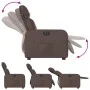 Sillón reclinable eléctrico de cuero sintético marrón de , Sillones - Ref: Foro24-3206737, Precio: 240,32 €, Descuento: %