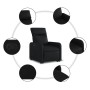 Hochklappbarer Sessel aus schwarzem Kunstleder von , Sessel - Ref: Foro24-3206749, Preis: 254,54 €, Rabatt: %