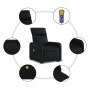 Schwarzer Fußmassagesessel aus Kunstleder von , Sessel - Ref: Foro24-3206756, Preis: 288,79 €, Rabatt: %