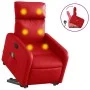 Red Artificial Leather Foot Massage Recliner by , Armchairs - Ref: Foro24-3206761, Price: 315,91 €, Discount: %