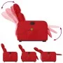 Red Artificial Leather Foot Massage Recliner by , Armchairs - Ref: Foro24-3206761, Price: 315,91 €, Discount: %