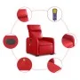 Red Artificial Leather Foot Massage Recliner by , Armchairs - Ref: Foro24-3206761, Price: 315,91 €, Discount: %