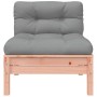 Gartensofa ohne Armlehnen mit Massivholzkissen Douglas von , Modulare Sofas für den Außenbereich - Ref: Foro24-838159, Preis:...