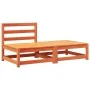 Garden sofa without armrests with cushions and footrest by , Modular outdoor sofas - Ref: Foro24-838138, Price: 120,56 €, Dis...