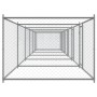 Hundekäfig mit Türen aus grau verzinktem Stahl, 12 x 2 x 1,5 m von , Hundehütten und Zäune - Ref: Foro24-3209577, Preis: 540,...