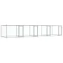 Hundekäfig mit Türen aus grau verzinktem Stahl 8x2x1,5 m von , Hundehütten und Zäune - Ref: Foro24-3209575, Preis: 361,95 €, ...