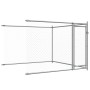Jaula de perros con puertas acero galvanizado gris 8x2x1,5 m de , Casetas y cercados para perros - Ref: Foro24-3209575, Preci...