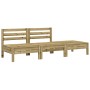 2-seater garden sofa with cushions and footrest by , Modular outdoor sofas - Ref: Foro24-838184, Price: 159,27 €, Discount: %