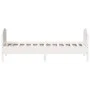 Estructura de cama con cabecero madera pino blanco 90x190 cm de , Camas y somieres - Ref: Foro24-842571, Precio: 107,38 €, De...