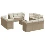 Garden sofa set with cushions 13 pieces beige synthetic rattan by , Garden sets - Ref: Foro24-3249177, Price: 936,79 €, Disco...